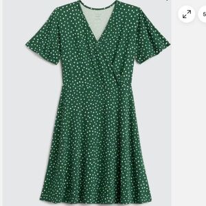Knit Surplice Dress